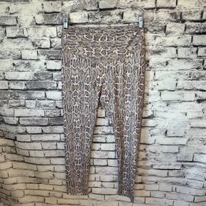 Live Electric Snake Skin Leggings Size Large